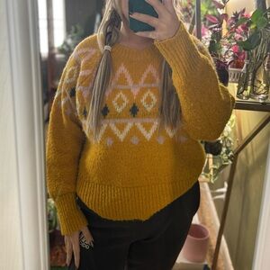 A New Day Yellow/Gold Sweater